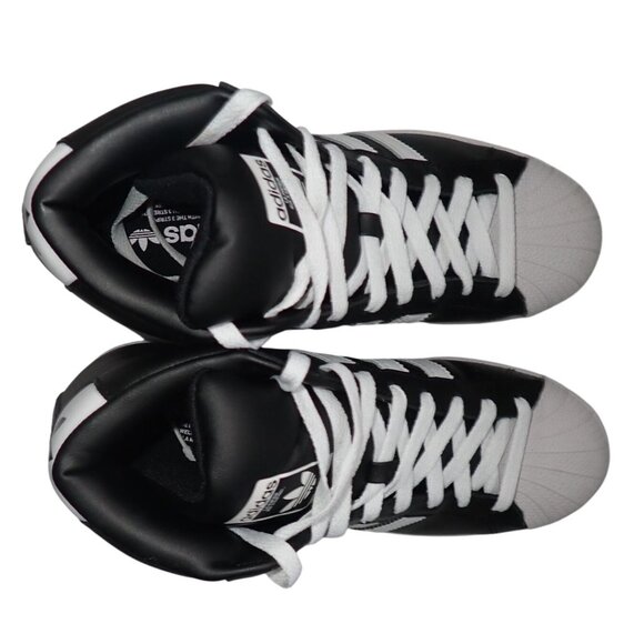 Adidas Originals PRO MODEL Mid Trainers Men's 7 Sneakers Comfort Casual Shoes - Picture 4 of 9